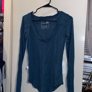 Free People scoop neck long sleeve